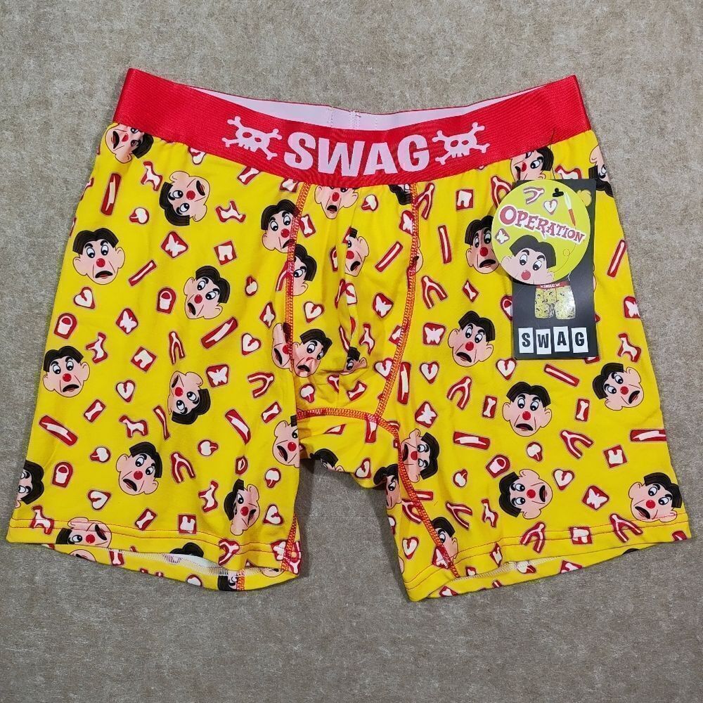 Swag Mens Operation Hasbro Gaming Boxer Brief #J